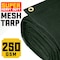 Core Tarps Mesh Tarp, 8X30 ft, Green, Polyethylene CT-803-8X30 - alternate 2